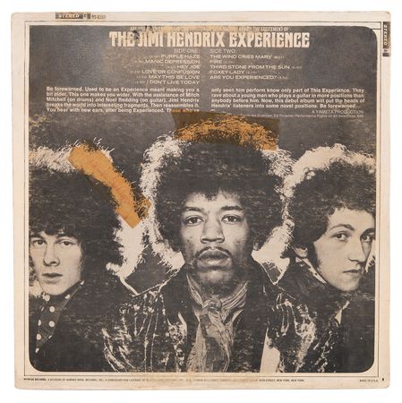Lot #7111 Jimi Hendrix and Noel Redding Signed Album - Are You Experienced - Image 2