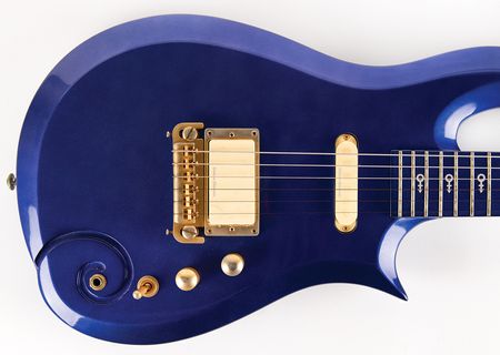Lot #7400 Prince's Personally-Owned and -Played Blue Schecter 'Cloud' Electric Guitar - Image 5