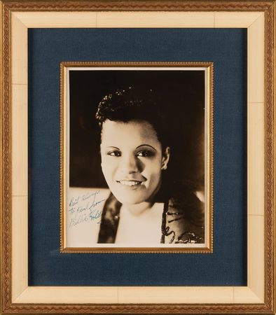 Lot #7177 Billie Holiday Signed Photograph - Image 2