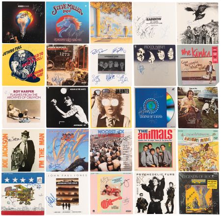 Lot #7255 Rock and Roll Collection of (600+) Signed Albums - Image 1