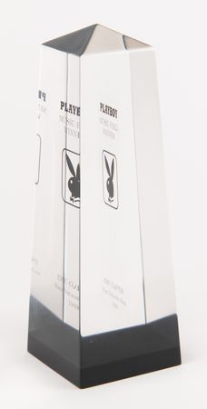 Lot #7485 Eric Clapton's Playboy Magazine 1999 ‘Music Poll Winner’ Award for 'Male Vocalist: Rock' - Image 2