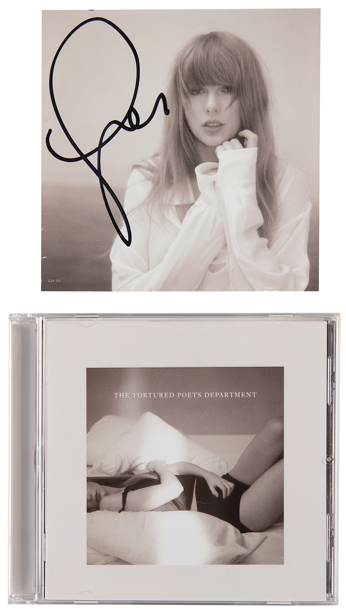 Taylor Swift TTPD RSD サイン入りレター、CD インサート Taylor Swift - TTPD Signed CD and Vinyl + Record Store Day