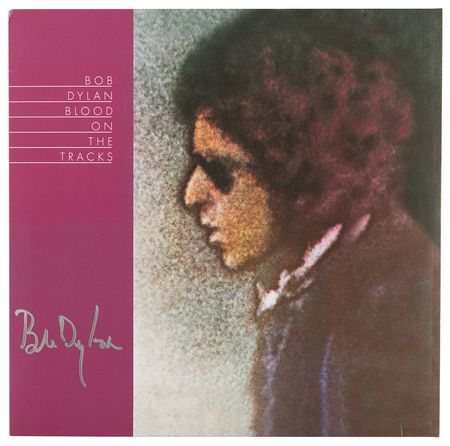 Lot #466 Bob Dylan Signed Album - Blood on the Tracks - Image 1