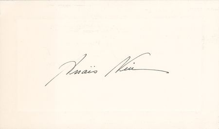 Lot #448 Anais Nin Signature