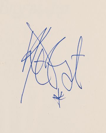Lot #452 Kurt Vonnegut Signed Book - Bluebeard - Image 2