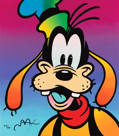 Lot #419 Peter Max Limited Edition 'The Goofy Suite' (4) Serigraphs - Numbered 219/500 - Image 4