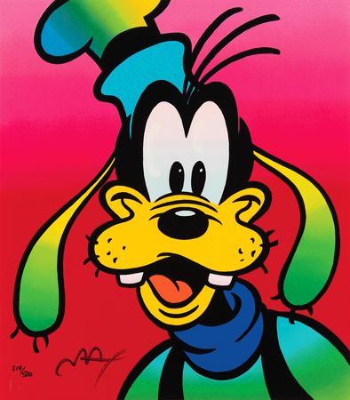Lot #419 Peter Max Limited Edition 'The Goofy Suite' (4) Serigraphs - Numbered 219/500 - Image 5