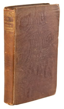 Lot #189 Charles Babbage: On the Economy of Machinery and Manufactures (First Edition) - Image 1