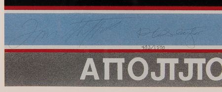 Lot #362 Apollo-Soyuz Signed Print - Image 2