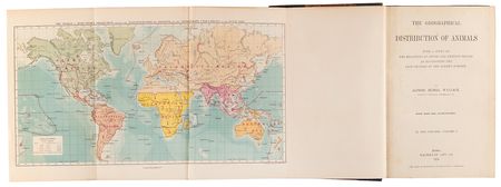 Lot #287 Alfred Russel Wallace First Edition Books - The Geographical Distribution of Animals and Island Life - Image 3