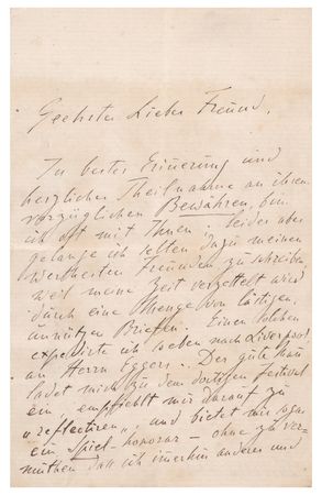 Lot #455 Franz Liszt Autograph Letter Signed: