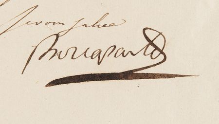 Lot #296 Napoleon Letter Signed as First Consul of the French Republic, Days Before his Triumph at Marengo - Image 2