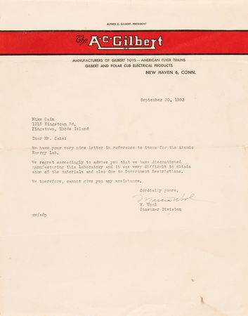 Lot #165 Gilbert U-238 Atomic Energy Laboratory: Rare, complete example of the Gilbert U-238 Atomic Energy Laboratory?the 'most dangerous toy in history' - Image 4