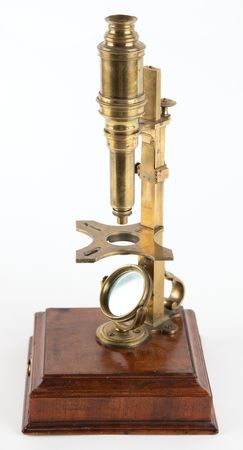 Lot #164 Cuff-style Brass Microscope by George Sterrop (c. 1750) - Image 3