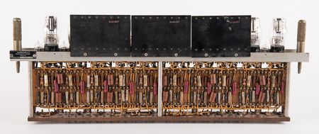 Lot #175 UNIVAC I Computer 'Ring Counter' Vacuum Tube Assembly and Brochure Group Lot - Image 2