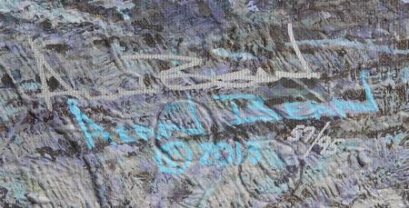 Lot #373 Alan Bean Signed Canvas Giclee Print: 'Way Way Up High Over Pad 39A' (Ltd. Ed. #57/95) Print - Image 2