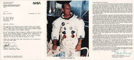 Lot #405 Skylab Flown Oxygen Supply Tank Fragment Flown Relic - Image 6