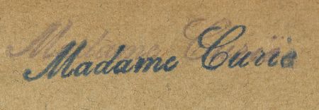 Lot #142 Marie Curie's Scientific Pamphlets - 'Fundamental Properties of the Elements' and 'Etude des Trajectoires des Rayons' - Image 5