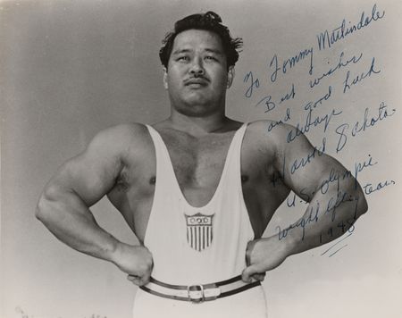 Lot #689 Harold Sakata Signed Photograph