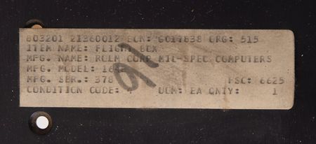 Lot #167 NASA ROLM Mil-Spec Computer Control Panel Control Panel - Image 5