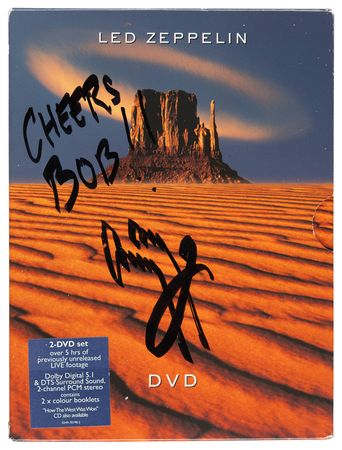 Lot #558 Led Zeppelin: Jimmy Page Signed DVD