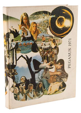 Lot #242 Steve Jobs 1971 Pegasus Yearbook from Homestead High School - Image 3