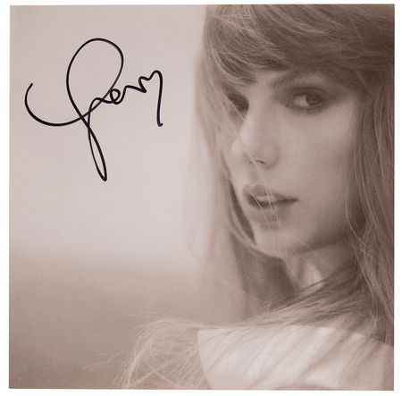 Lot #621 Taylor Swift Signed Album Insert - The