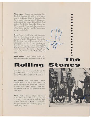 Lot #552 Mick Jagger, Little Richard, and the Everly Brothers Signed Program - Image 2