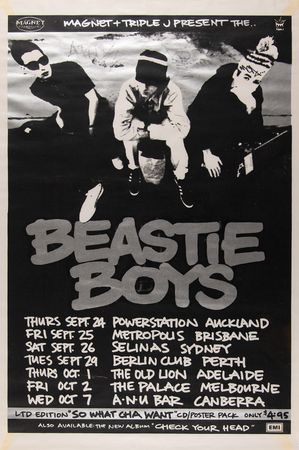 Lot #610 Beastie Boys Signed Poster - Image 1