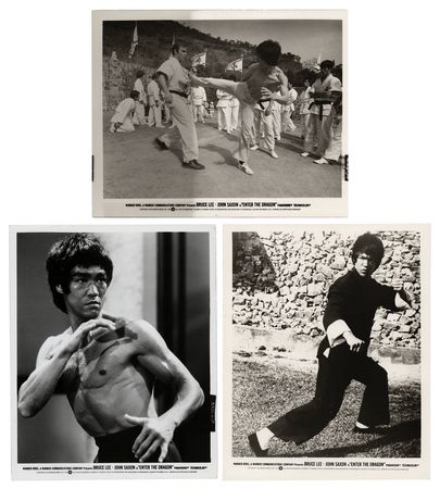 Lot #674 Bruce Lee (3) Photographs for Enter the