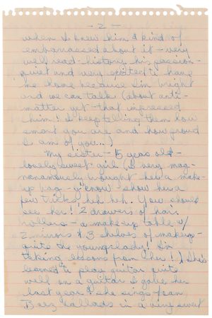 Lot #467 Janis Joplin Autograph Letter Signed on Family, Sobriety, and College: 