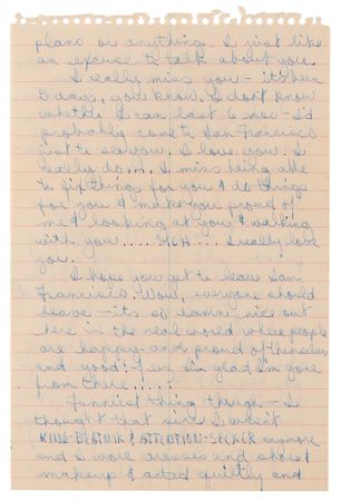 Lot #467 Janis Joplin Autograph Letter Signed on Family, Sobriety, and College: 