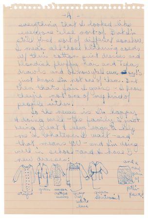 Lot #467 Janis Joplin Autograph Letter Signed on Family, Sobriety, and College: 
