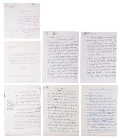 Lot #293 World War II: French Resistance - Archive of Dr. Simone Schmidt, Honored by Yad Vashem as Righteous Among the Nations: Archive of documents from a French Resistance doctor recognized as Righteous Among the Nations for saving Jews during World War II - Image 7