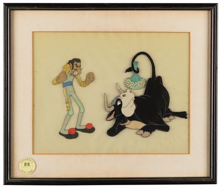 Lot #833 Ferdinand and Matador production cel from Ferdinand the Bull - Image 2