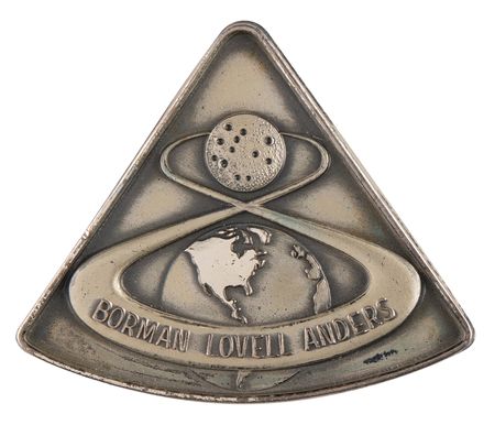 Lot #338 Apollo 8 Flown Robbins Medallion