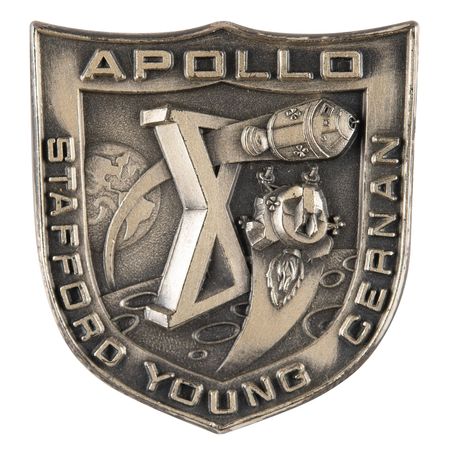 Lot #340 Apollo 10 Flown Robbins Medallion