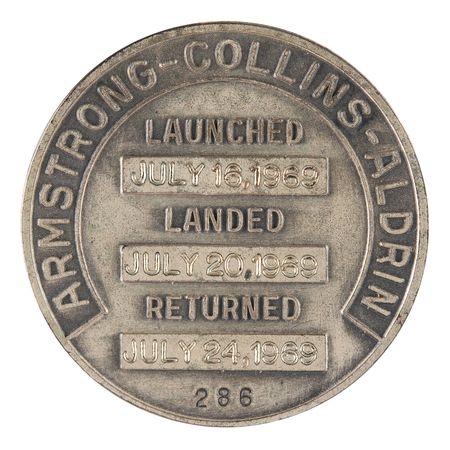Lot #341 Apollo 11 Flown Robbins Medallion - Image 2