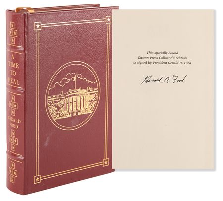Lot #58 Gerald Ford Signed Book - A Time to Heal - Image 1