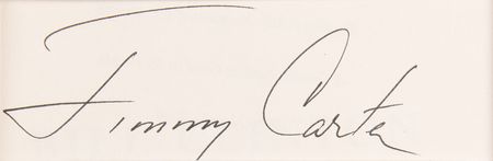 Lot #56 Five Presidents Signature Display - Carter, Bush, Clinton, Bush, and Obama - Image 5