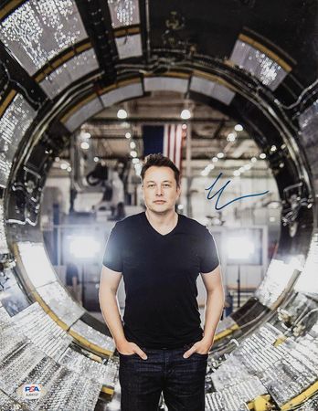 Lot #135 Elon Musk Signed Photograph - Image 2