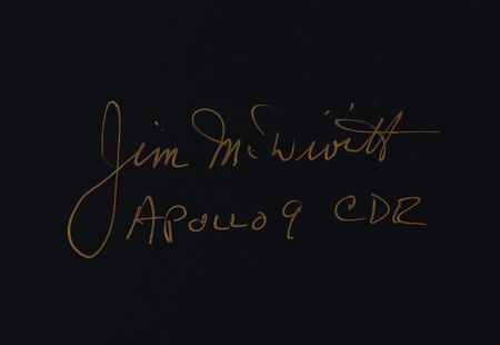 Lot #399 Jim McDivitt Oversized Signed Photograph - Image 2