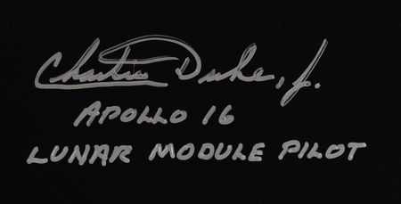Lot #383 Charlie Duke Oversized Signed Photograph - Image 2