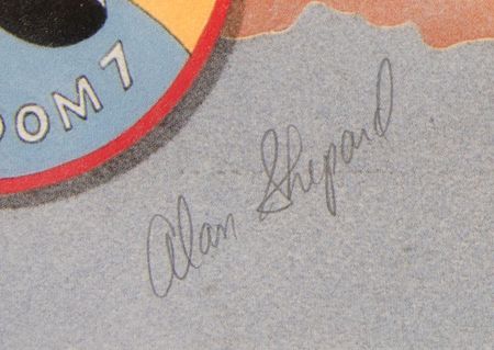 Lot #400 Mercury Astronauts Multi-Signed Limited Edition Print - 'Mercury 7' - Image 3