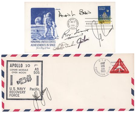 Lot #402 Moonwalkers (2) Signed Covers - John