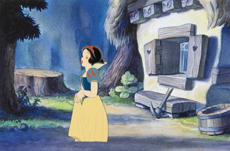 Lot #749 Snow White production cel from Snow White and the Seven Dwarfs - Image 1