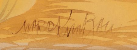 Lot #773 Mrs. Jumbo and Stork production cel set-up from Dumbo signed by Ward Kimball Production Cel Set-Up - Image 3