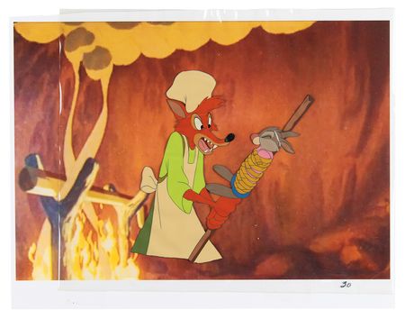 Lot #781 Br'er Rabbit and Br'er Fox production cel from Song of the South - Image 2