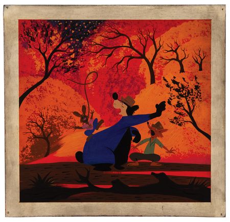 Lot #782 Mary Blair concept painting of Br'er