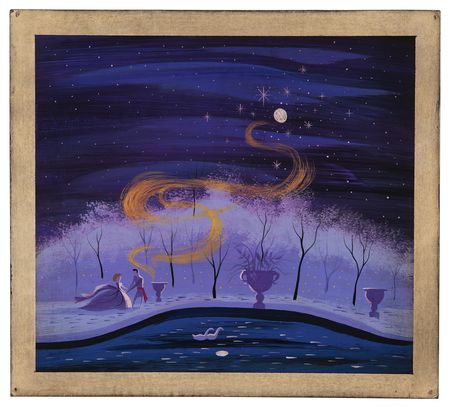 Lot #784 Mary Blair concept painting of Cinderella